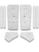 Flatline Door Silver / Black For Ford Mustang 1971-73 Kit