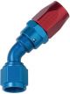 Fragola Hose End 3000 Series 45° 16 AN Hose to 16 AN Female Swivel Blue