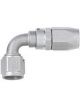 Fragola Hose End 3000 Series 90 4 AN Hose to 4 AN Female Swivel
