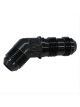 Fragola Adapter 45 8 AN Male to 8 AN Male Black