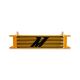 Mishimoto Universal -6AN 10 Row Oil Cooler Gold 
