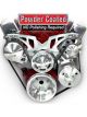 March Performance SBC Style Track Pulley System w/Alternator PS 