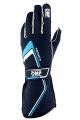 Omp Racing Inc Gloves Tecnica Driving Fabric Blue/Cyan Large Pair 