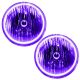 Oracle Lighting Headlight Halo LED Ring Plastic Purple For Jeep JK