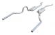 Pypes Performance Exhaust System Turbo Dual Rear Exit 2-1/2