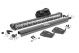 Rough Country LED Light Bar Kit Chrome Bumper Mount 20