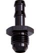 Aeroflow AN Flare to Barb Adapter -8AN to 1/2 Inch Black