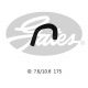 Gates Radiator Hose CH3847 By Pass