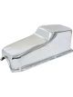 Aeroflow 5L Oil Pan For SB Chev L/H Dipstick, 2-Piece Seal Chrome