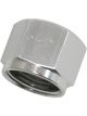Aeroflow AN Flare Cap -8AN Silver