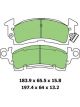 Protex 4WD Brake Disc Pad Set