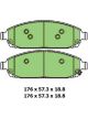 Protex 4WD Brake Disc Pad Set