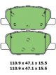 Protex Ultra Brake Disc Pad Set