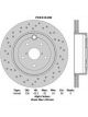 Protex Ultra Performance X-Drilled Disc Brake Rotor (Single) 326mm