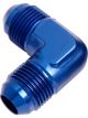 Aeroflow 90 Degree Male Flare Union -6AN Blue