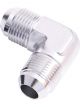 Aeroflow 90 Degree Male Flare Union -12AN Silver