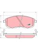 TRW DTEC Brake Pads