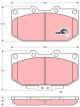 TRW DTEC Brake Pads