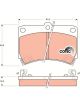 TRW DTEC Brake Pads