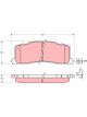 TRW DTEC Brake Pads