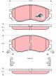TRW DTEC Brake Pads