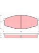 TRW DTEC Brake Pads