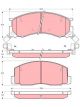 TRW DTEC Brake Pads