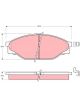 TRW DTEC Brake Pads