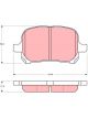 TRW DTEC Brake Pads