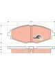 TRW DTEC Brake Pads