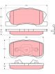 TRW DTEC Brake Pads