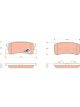 TRW DTEC Brake Pads