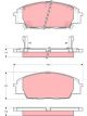 TRW DTEC Brake Pads