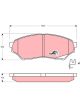 TRW DTEC Brake Pads