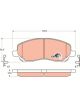 TRW DTEC Brake Pads