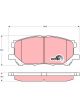 TRW DTEC Brake Pads