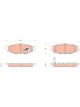 TRW DTEC Brake Pads