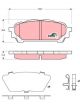 TRW DTEC Brake Pads