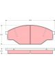 TRW DTEC Brake Pads