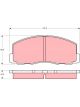 TRW DTEC Brake Pads