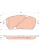 TRW DTEC Brake Pads