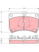 TRW DTEC Brake Pads