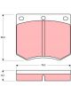 TRW DTEC Brake Pads