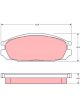 TRW DTEC Brake Pads