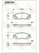 TRW DTEC Brake Pads