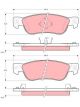 TRW DTEC Brake Pads