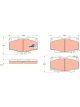 TRW DTEC Brake Pads