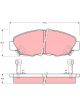 TRW DTEC Brake Pads
