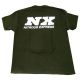 Nitrous Express Logo T-Shirt Black with White NX