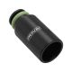 Proflow Aluminium Fuel Injector Adaptor 14mm Male To 14mm Female Long Black